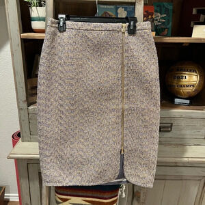 J. Crew sparkle tweed pencil skirt size 8